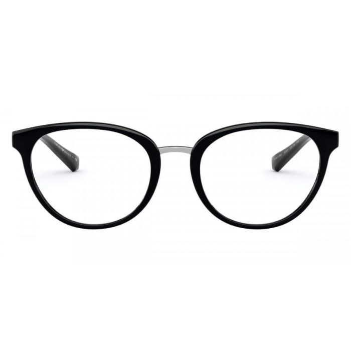 Óculos de Grau Emporio Armani EA 3166 5001 52 e Acetato Preto Brilho