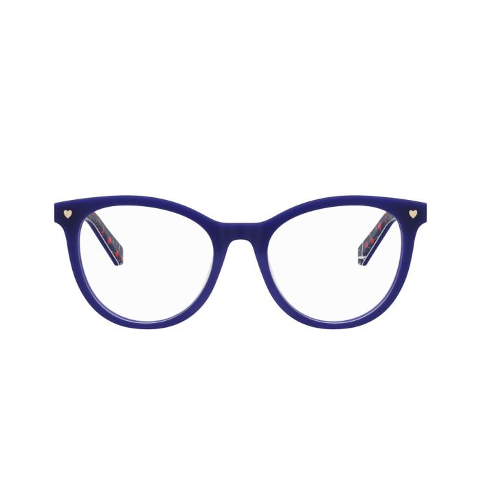 Óculos de Grau Love Moschino MOL 592 PJP 51 e Acetato Azul