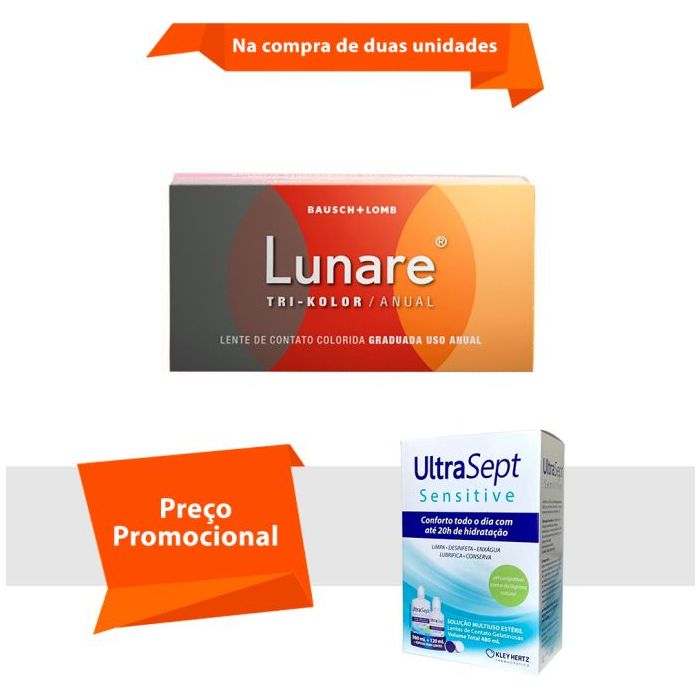Combo Lunare Tri-Kolor Anual sem Grau com UltraSept Sensitive