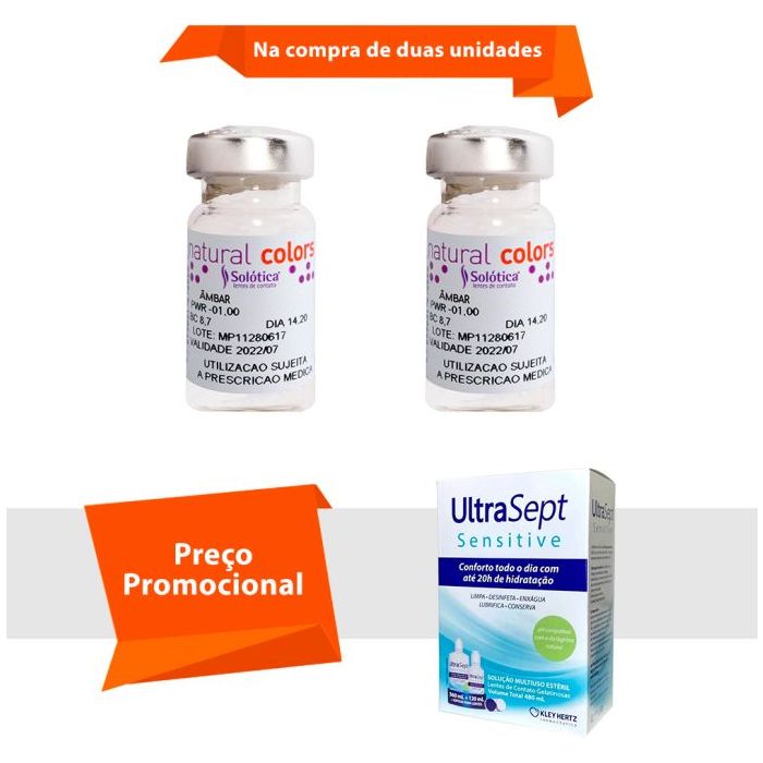 Combo Natural Colors com Grau com UltraSept Sensitive