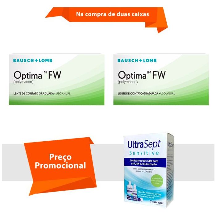Combo Optima Fw com UltraSept Sensitive