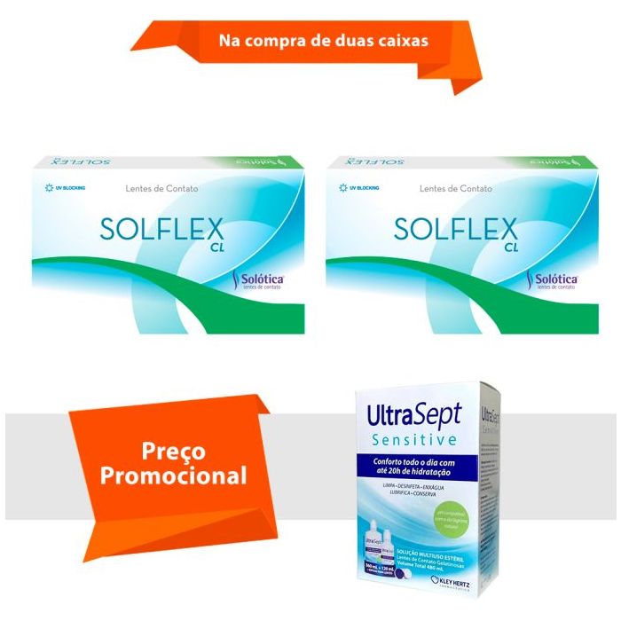 Combo Solflex CL Com UltraSept Sensitive