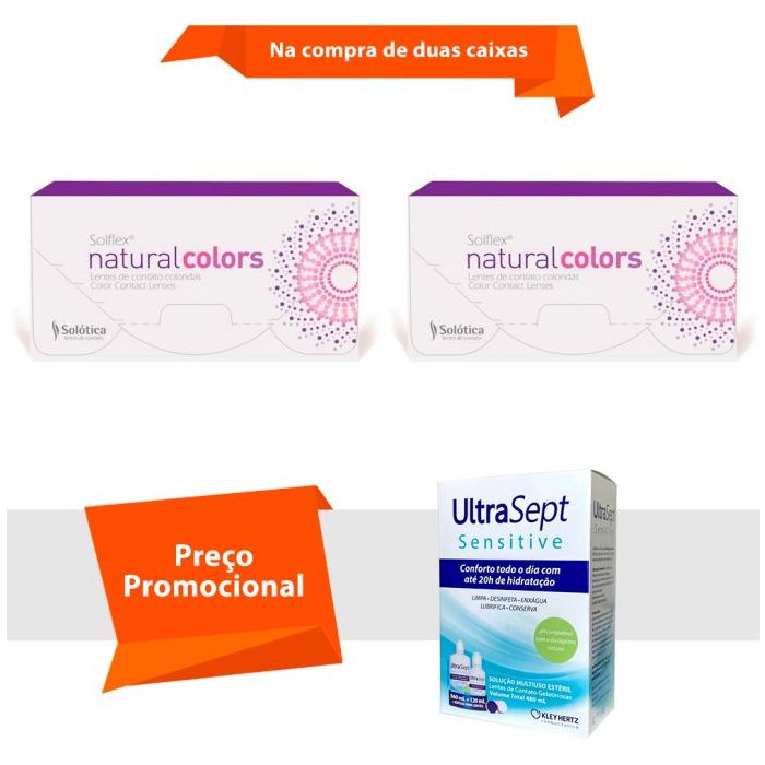 Combo Solflex Natural Colors com Grau com UltraSept Sensitive