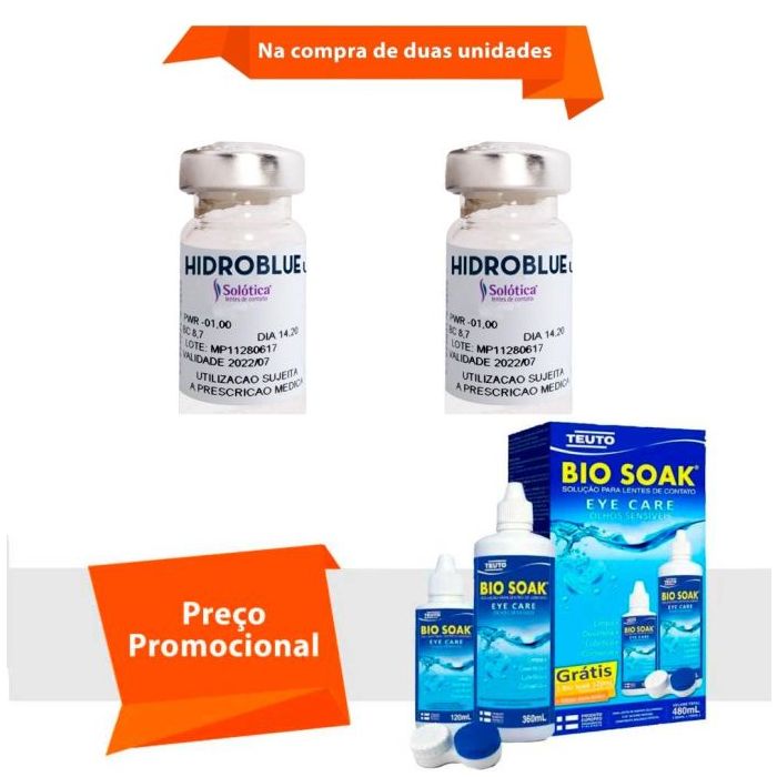 Combo Hidroblue UV com Bio Soak