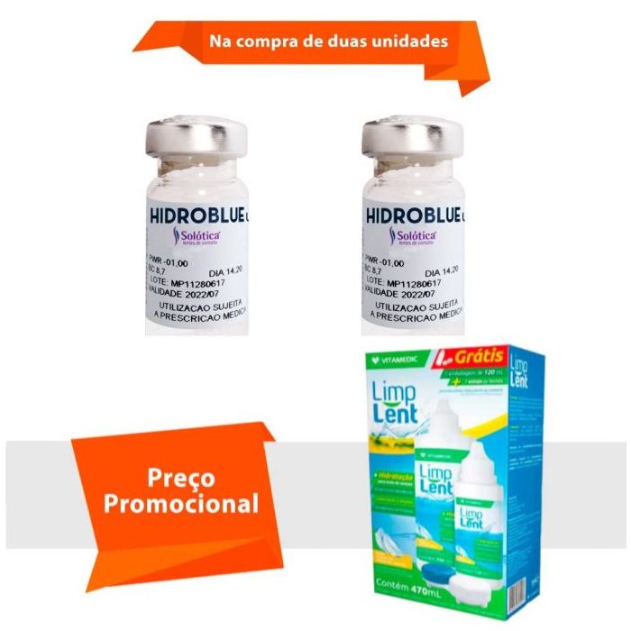Combo Hidroblue UV com Limp Lent