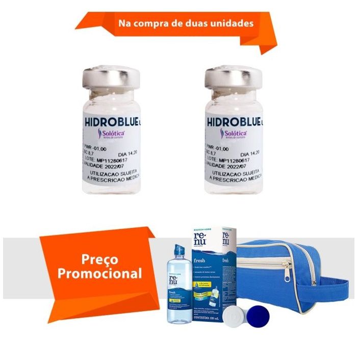 Combo Hidroblue UV com Kit Renu Fresh