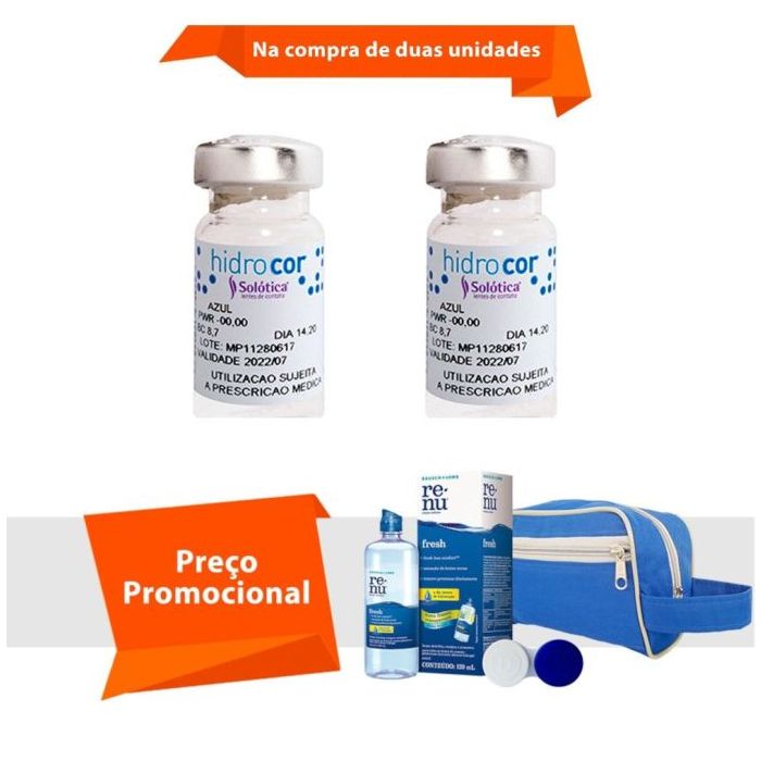Combo Hidrocor Sem Grau com Kit Renu Fresh