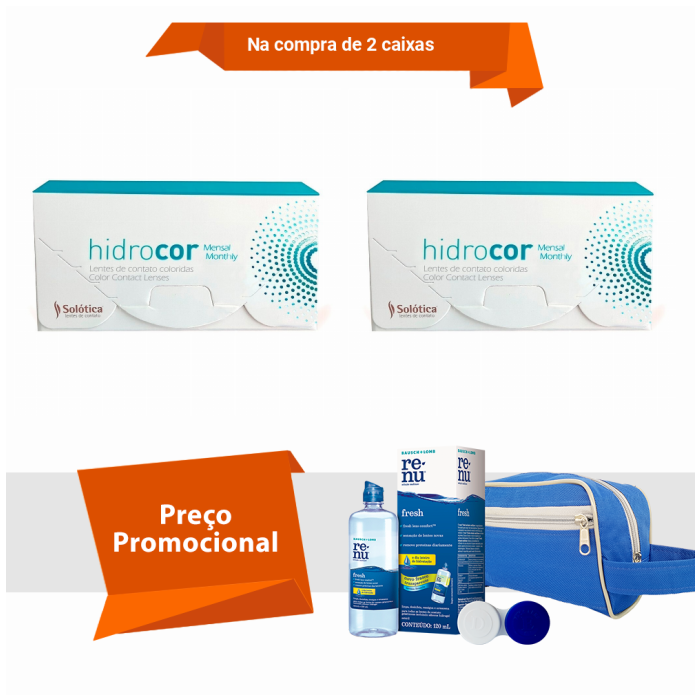Combo Hidrocor Mensal Com Grau Com Kit Renu Fresh