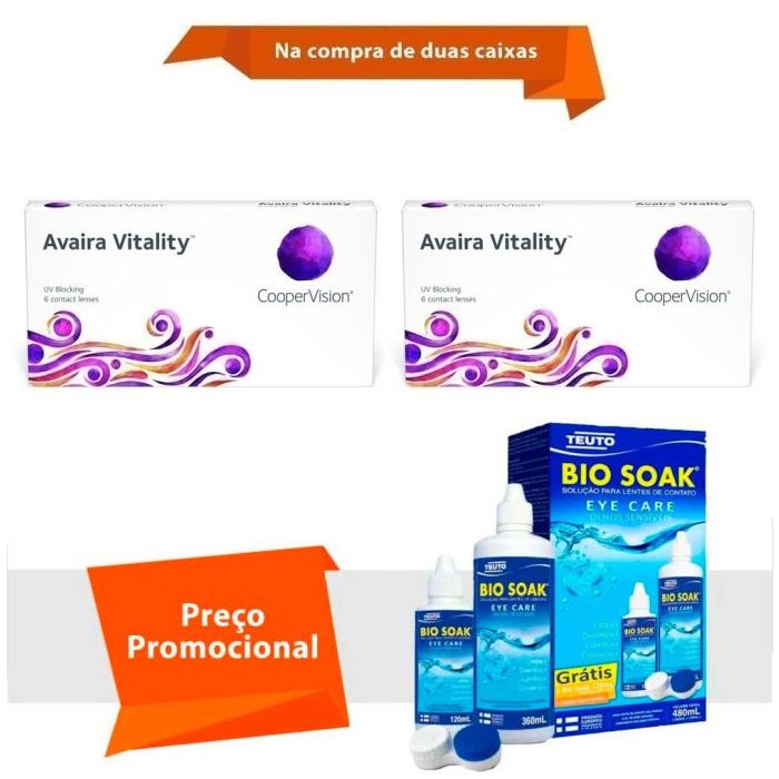 Combo Avaira Vitality com Bio Soak