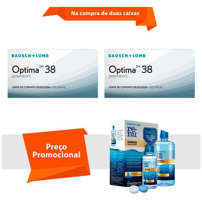 Combo Optima 38 com Renu Advanced