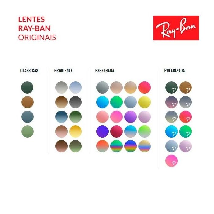 Reposição Lentes Ray-Ban Originais
