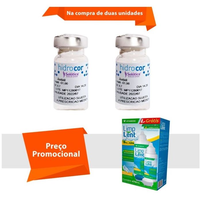 Combo Hidrocor Com Grau com Limp Lent