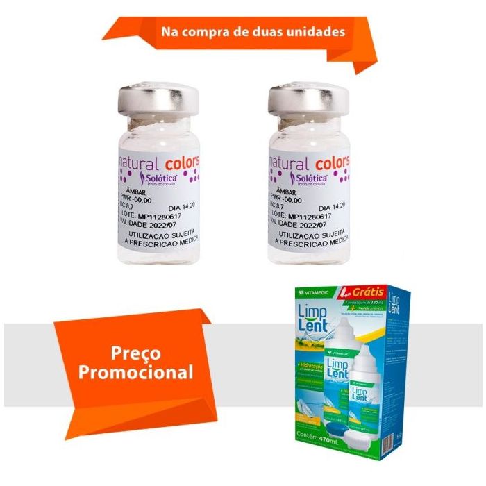 Combo Natural Colors Sem Grau com Limp Lent