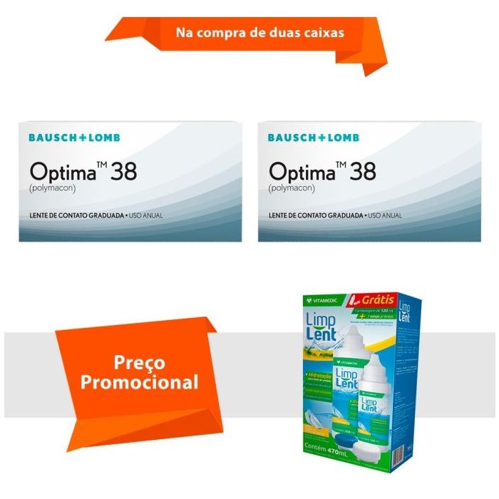 Combo Optima 38 com Limp Lent