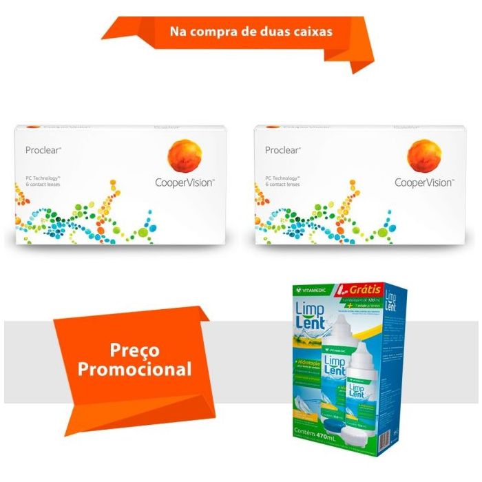 Combo Proclear XR Alto Grau com Limp Lent