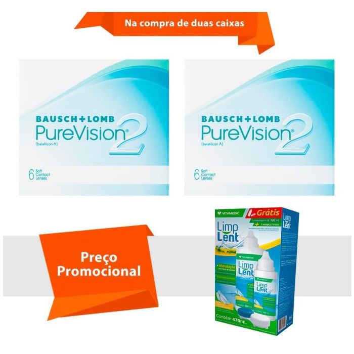 Combo Purevision 2 com Limp Lent