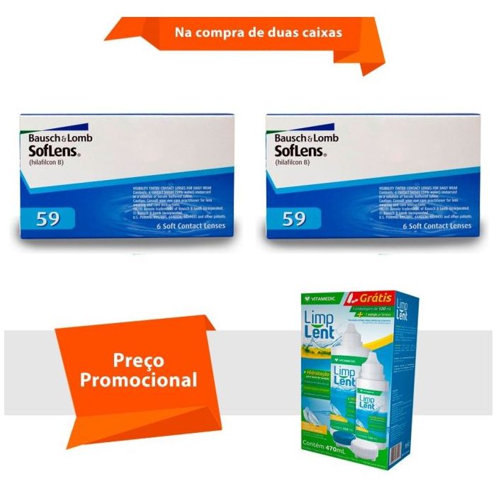 Combo Soflens 59 com Limp Lent