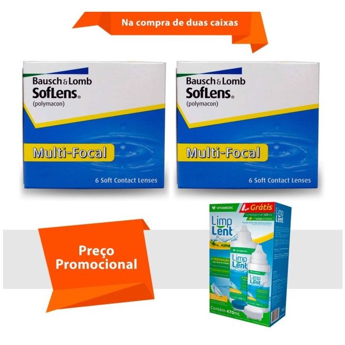 Combo Soflens Multifocal com Limp Lent