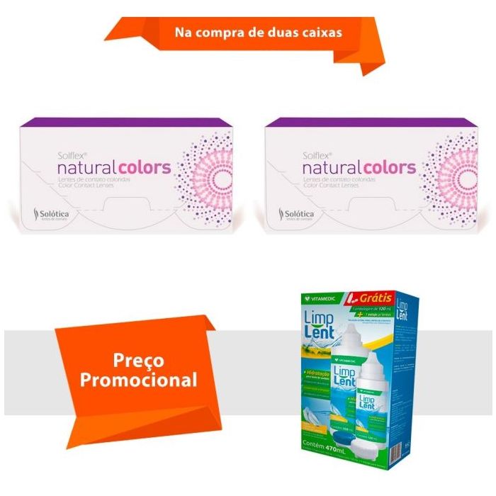 Combo Solflex Natural Colors com Grau com Limp Lent