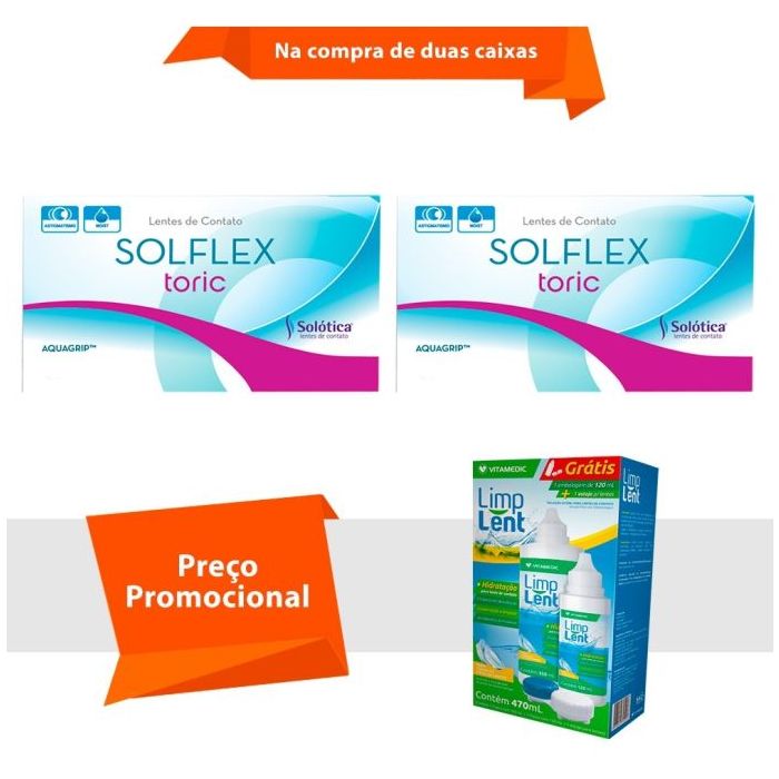 Combo Solflex Toric com Limp Lent