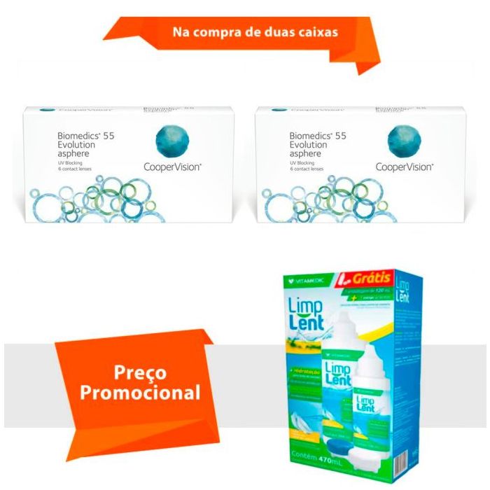 Combo Biomedics 55 Evolution com Limp Lent
