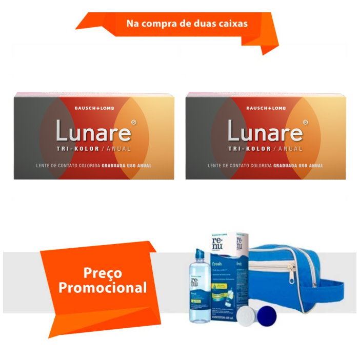 Combo Lunare Tri-Kolor Anual com Grau com Kit Renu Fresh