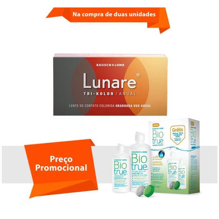 Combo Lunare Tri-Kolor Anual sem Grau com Biotrue