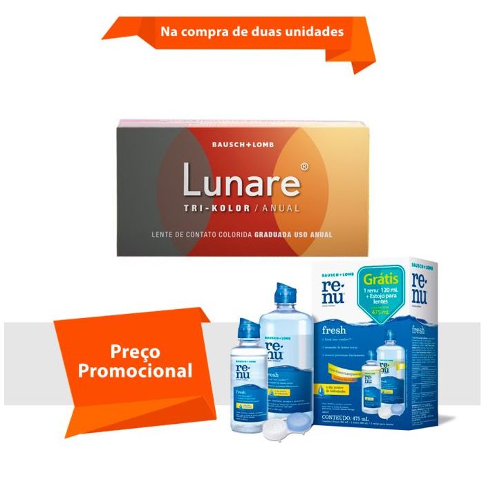 Combo Lunare Tri-Kolor Anual sem Grau com Renu Fresh