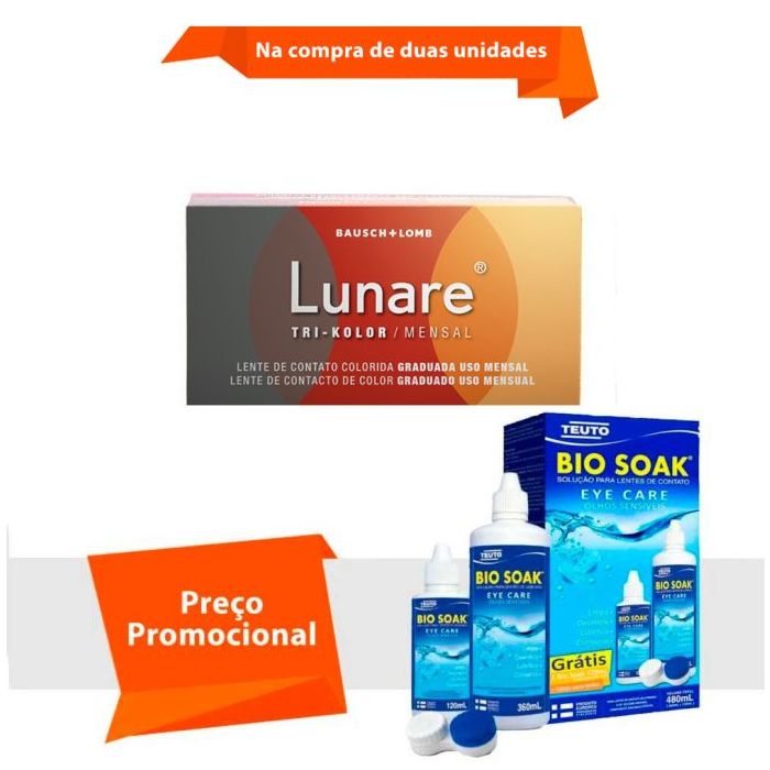 Combo Lunare Tri-Kolor Mensal sem Grau com Bio Soak