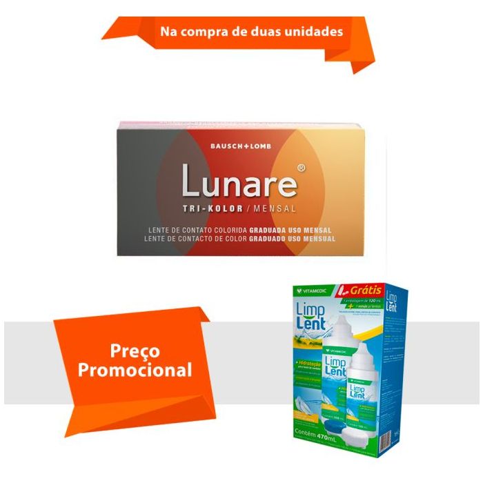 Combo Lunare Tri-Kolor Mensal sem Grau com Limp Lent