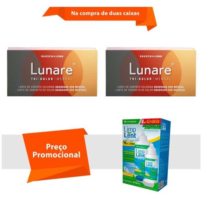 Combo Lunare Tri-Kolor Mensal com Grau com Limp Lent