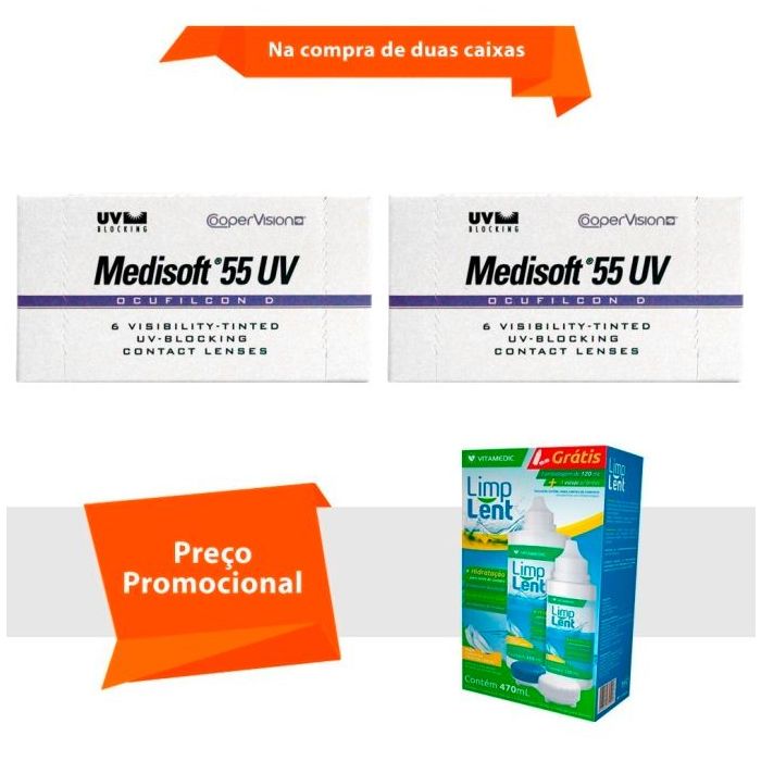 Combo Medisoft 55 Uv com Limp Lent