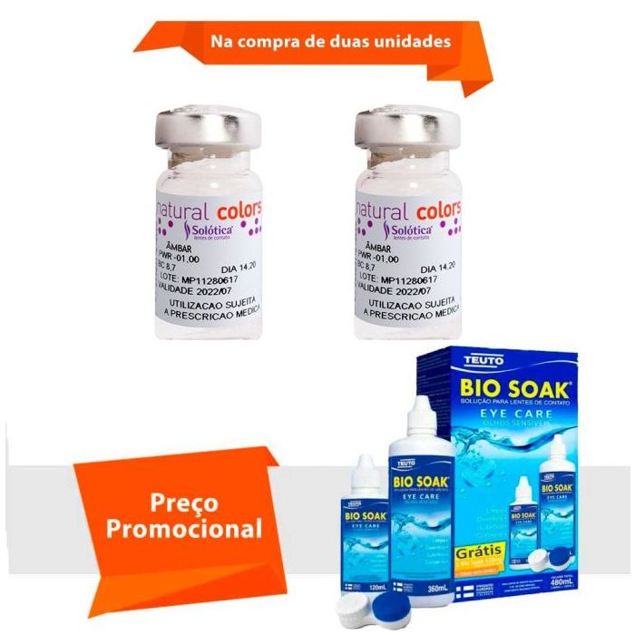 Combo Natural Colors com Grau com Bio Soak