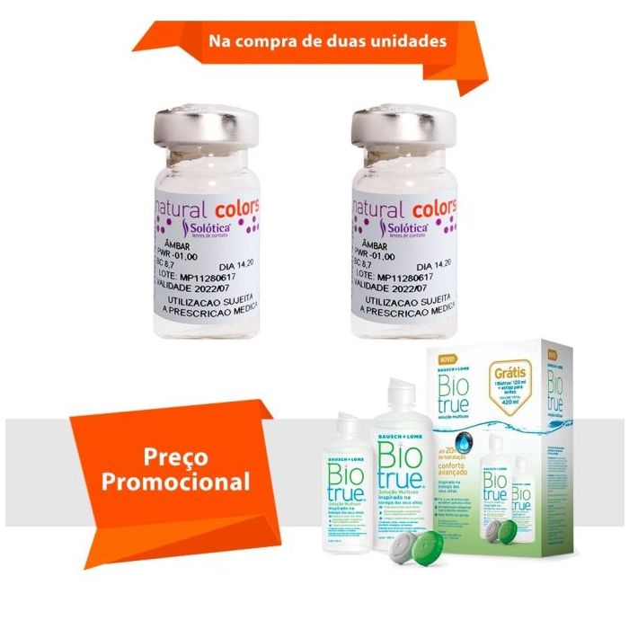 Combo Natural Colors com Grau com Biotrue