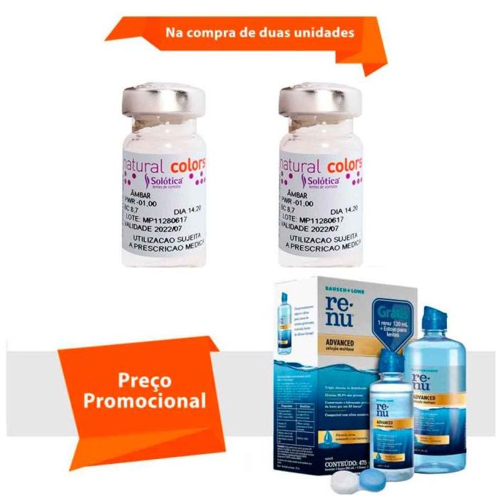Combo Natural Colors com Grau com Renu Advanced