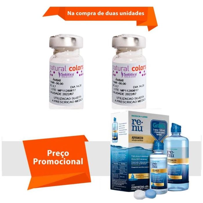 Combo Natural Colors Sem Grau com Renu Advanced