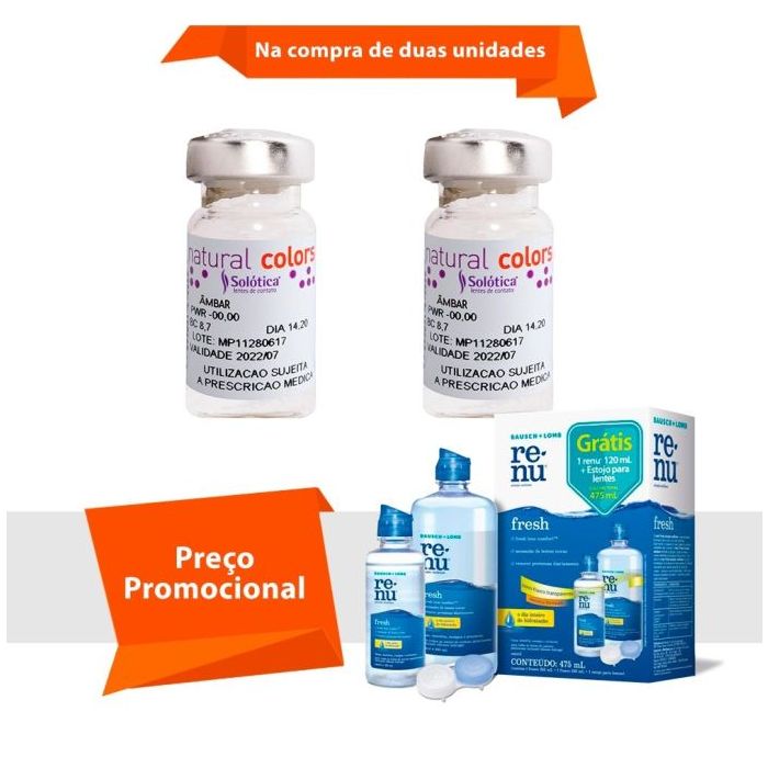 Combo Natural Colors Sem Grau com Renu Fresh