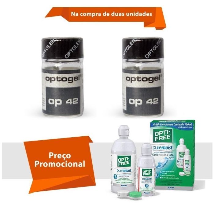 Combo Optogel Op 42 com Opti Free