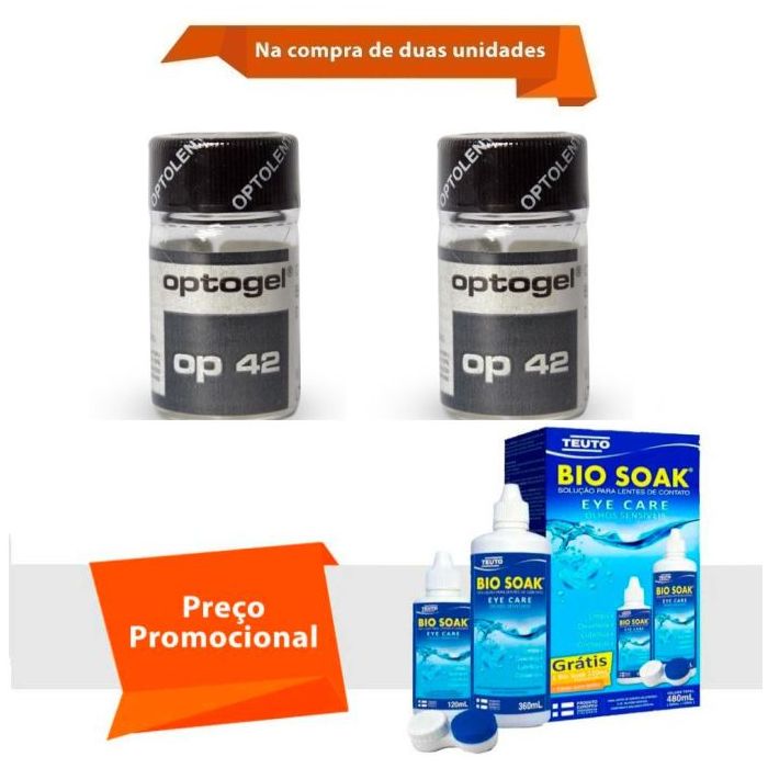 Combo Optogel Op 42 com Bio Soak