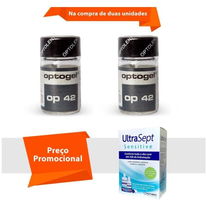 Combo Optogel Op 42 Com Ultrasept Sensitive