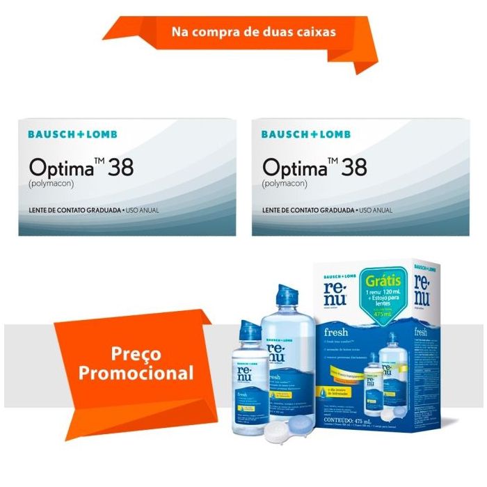 Combo Optima 38 com Renu Fresh