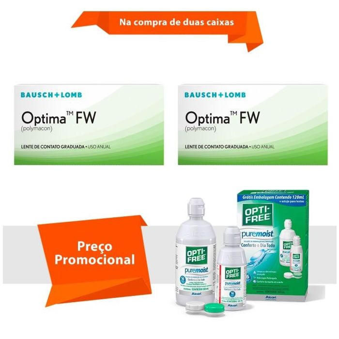 Combo Optima Fw com Opti Free