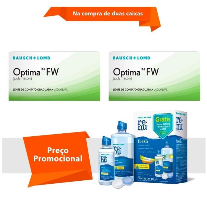 Combo Optima Fw com Renu Fresh