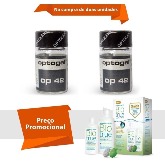 Combo Optogel Op 42 Alto Grau com Biotrue