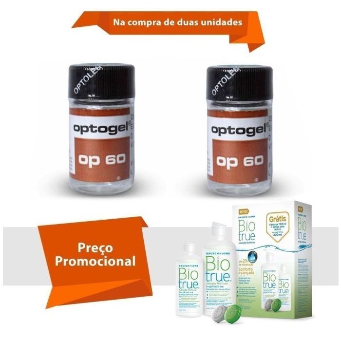 Combo Optogel Op 60 com Biotrue