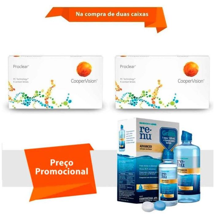 Combo Proclear com Renu Advanced