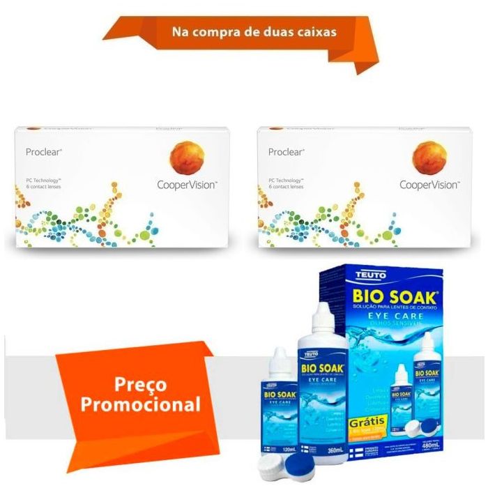 Combo Proclear XR Alto Grau com Bio Soak