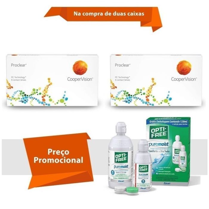 Combo Proclear com Opti Free