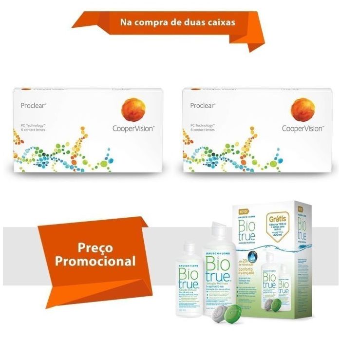 Combo Proclear XR Alto Grau com BioTrue
