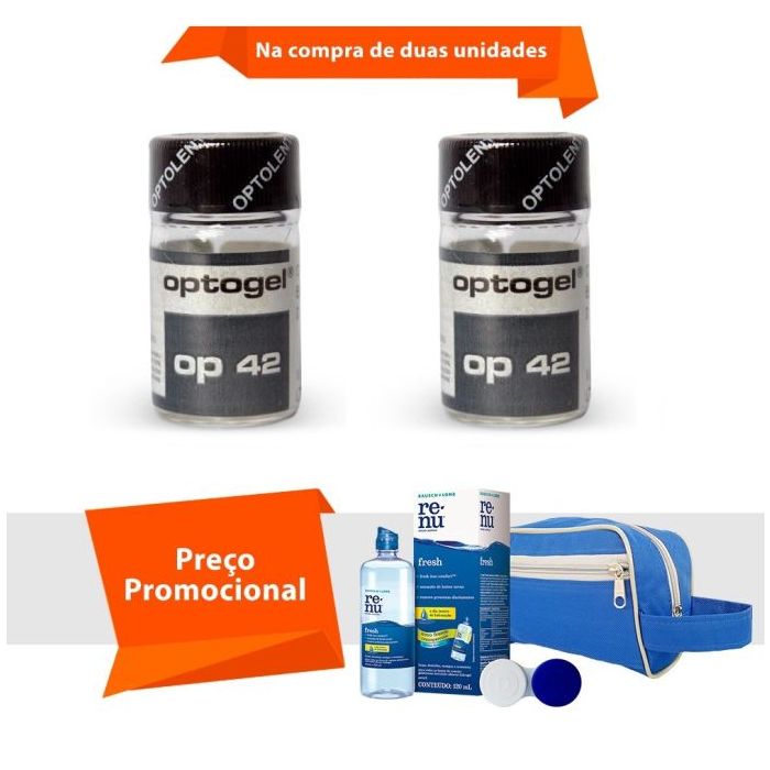 Combo Optogel Op 42 com Kit Renu Fresh